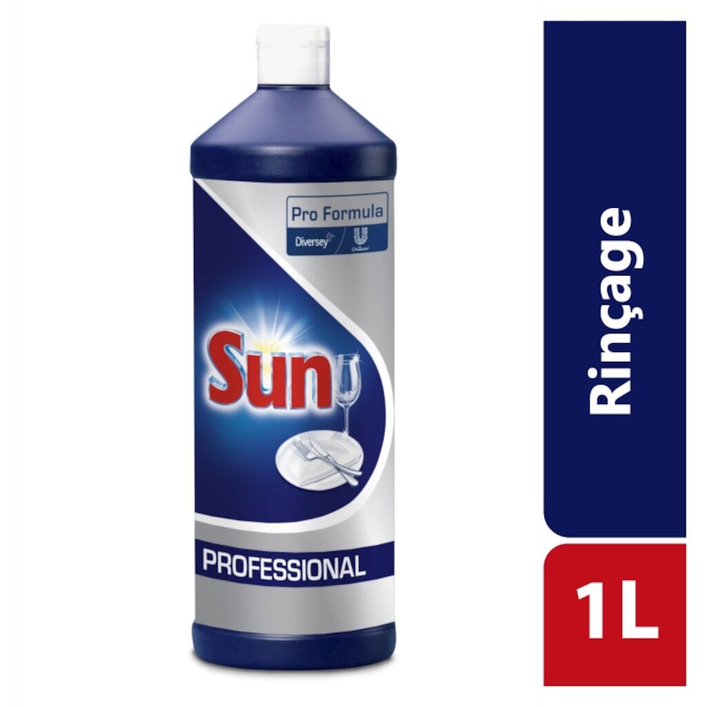 Sun Pro Formula Additif de Rinçage 6x1L - Additif de rinçage pour la vaisselle en machine