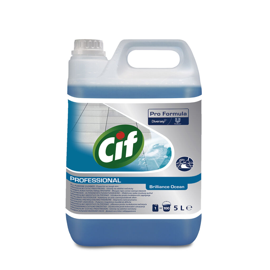 Cif Professional Detergent Universal Brilliance Ocean 2x5L