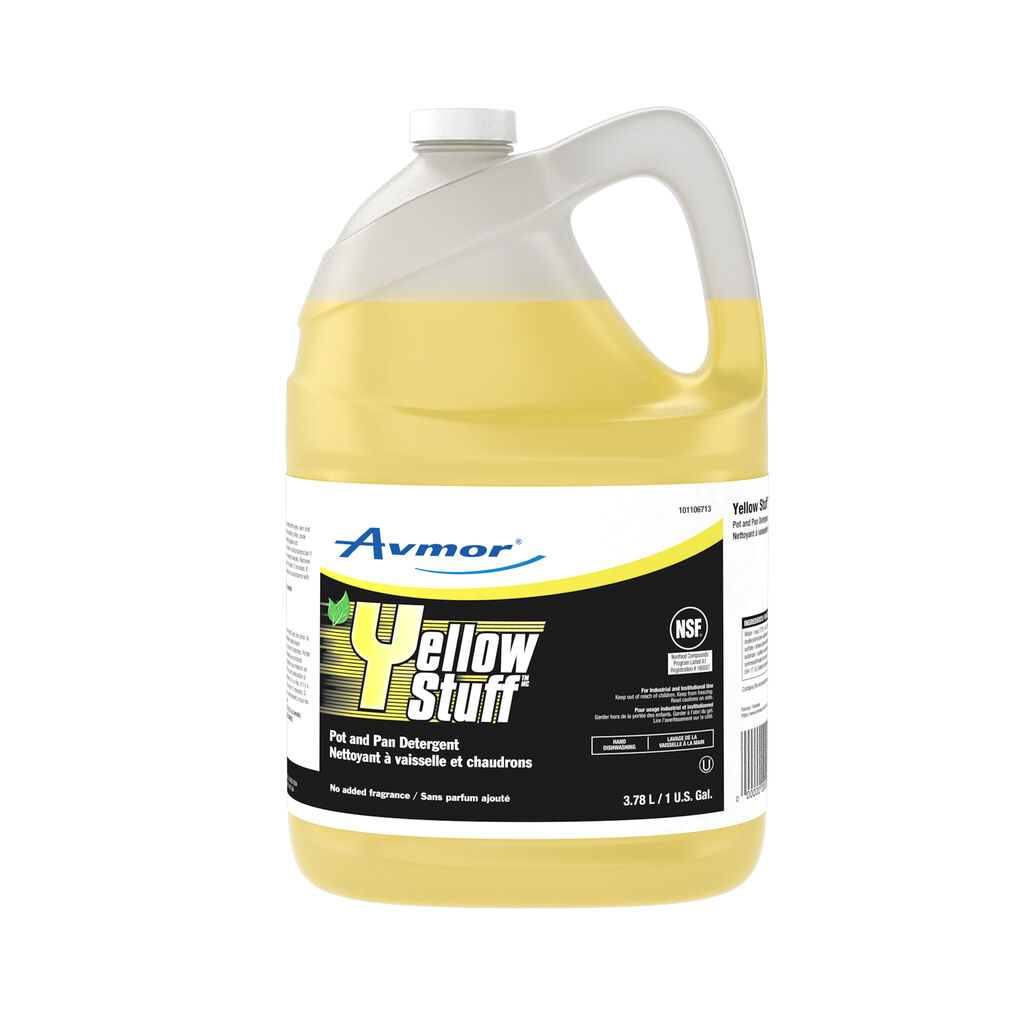 Yellow Stuff Pot and Pan Detergent, 1gal, 2/CT