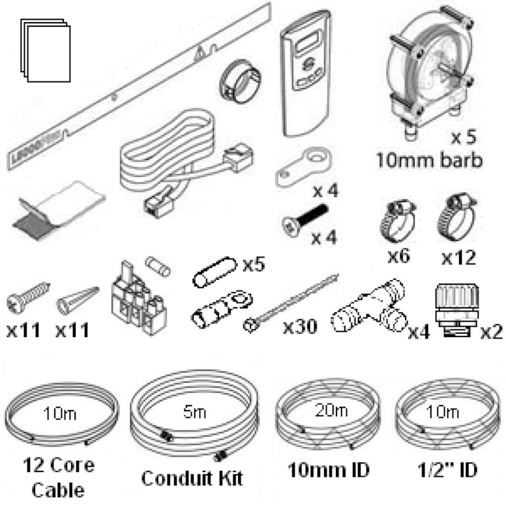 L5000+ 5 Pump Inst Kit(Flush Manifold) 1Buc.