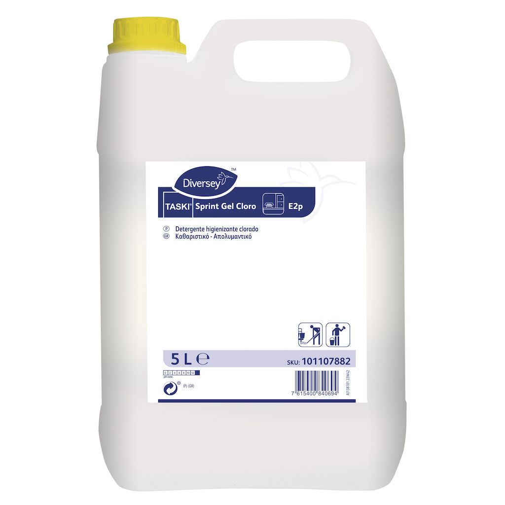 TASKI Sprint Gel Cloro E2p 2x5L - Καθαριστικό και απολυμαντικό