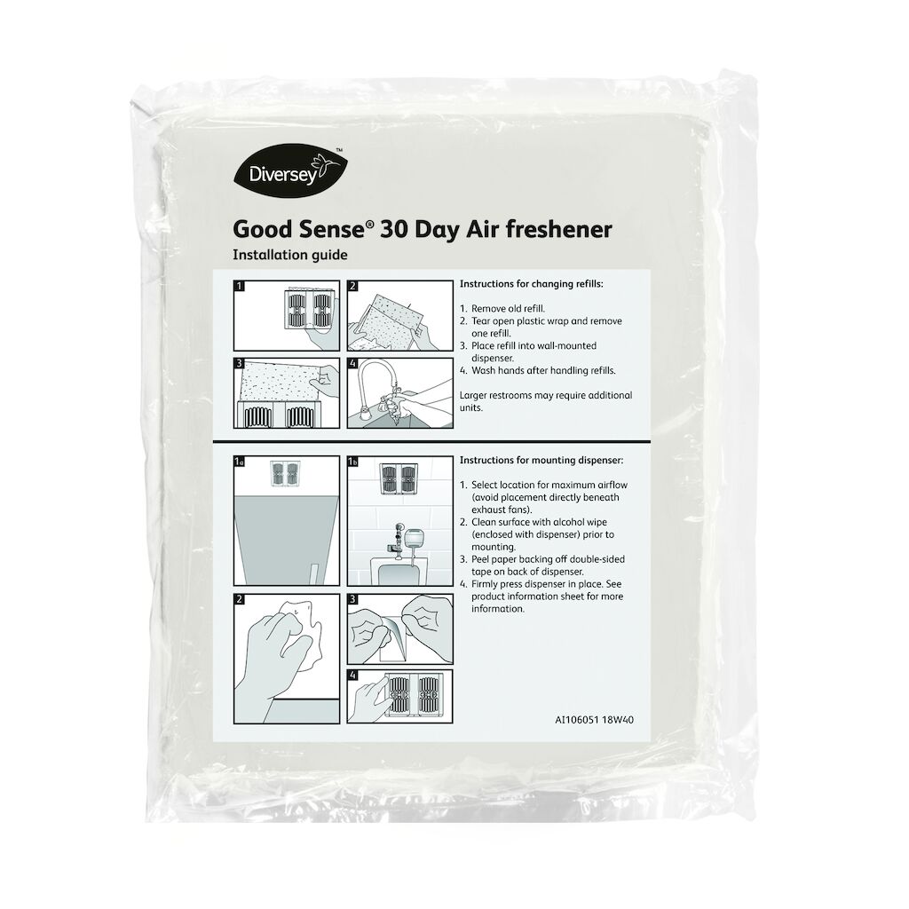Good Sense 30 Day Refill Green Apple O2d 6x2pc - Air freshener