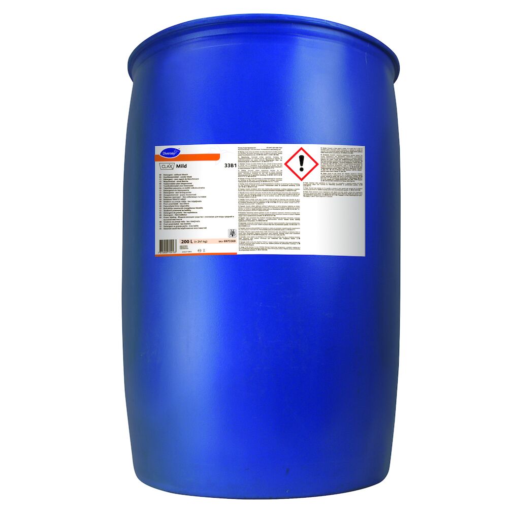 Clax Mild 33B1 200L - Detergent without bleach
