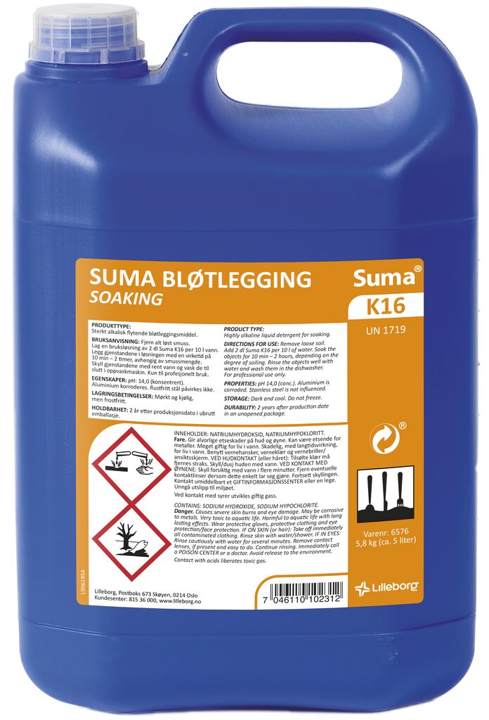 SUMA BLØTLEGGING K16 K16 3x5.8kg