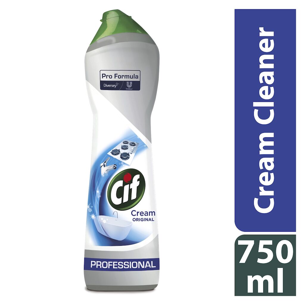 Cif Pro Formula Cream 8x0.75L - Hard surface cream cleaner