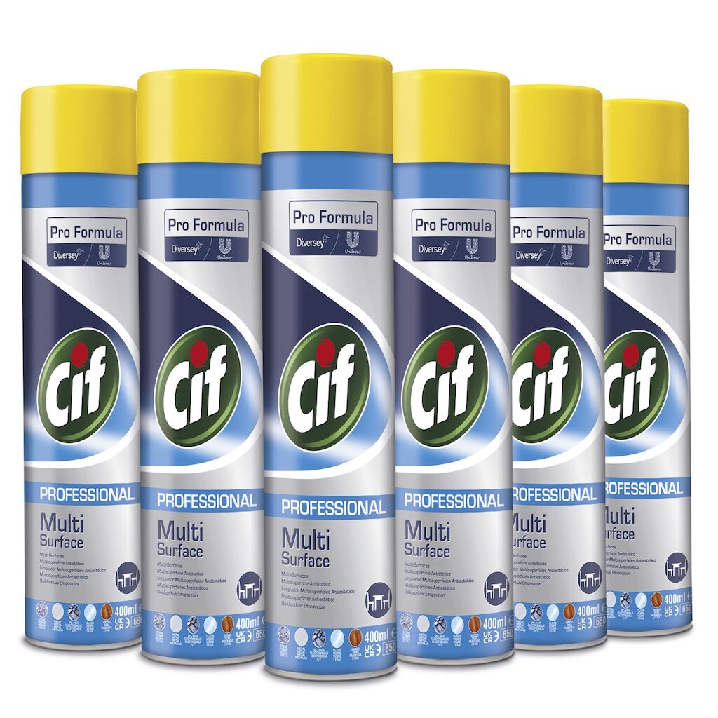 Cif Pro Formula Multi Surface 6x0.4L - Aerosol multi surface cleaner ...