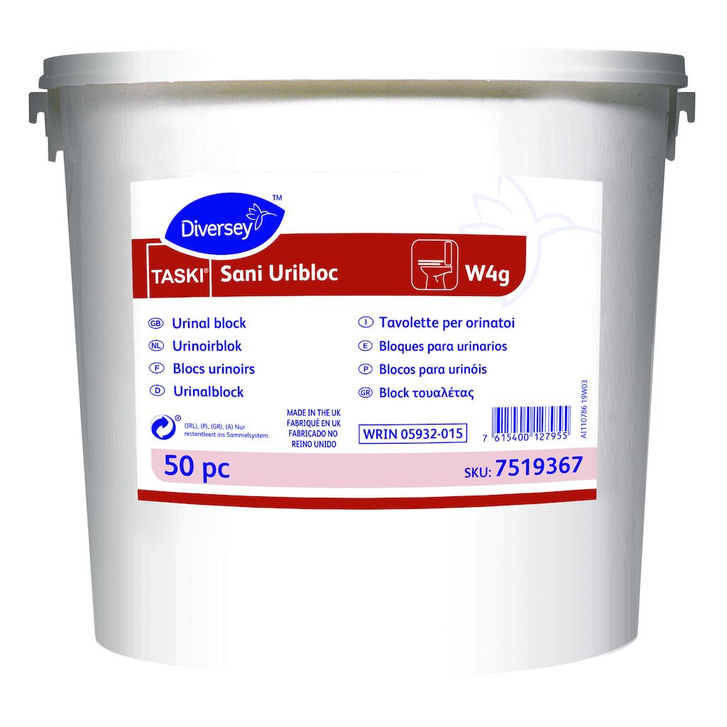 TASKI Sani Uribloc W4g 6x50pz - Blocco per orinatoi