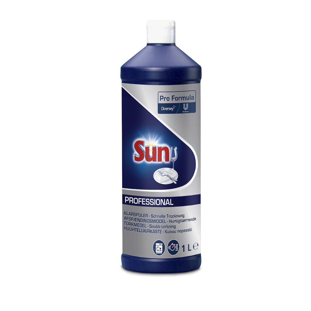 Sun Professional Rinse Aid 6x1L - Huuhtelukirkaste kotitalouskoneella tehtävään astianpesuun