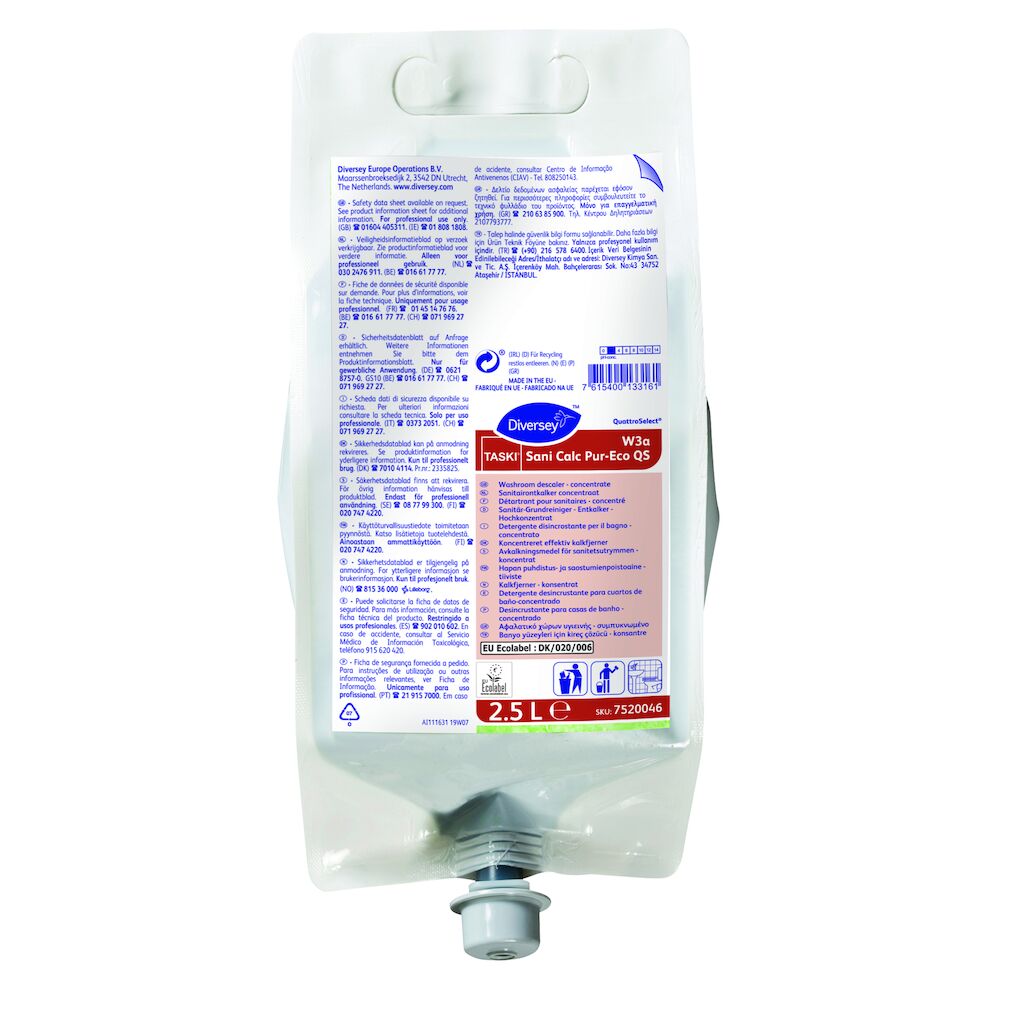 TASKI Sani Calc Pur-Eco QS 2x2.5L - Αφαλατικό χώρων υγιεινής - συμπυκνωμένο