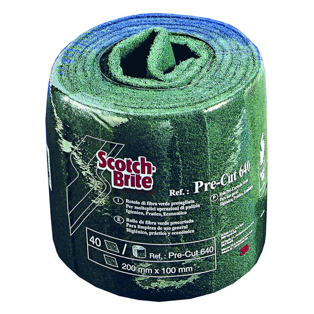 3M Scotch-Brite Pre-Cut Pads 640 40szt. - 20 x 10 cm