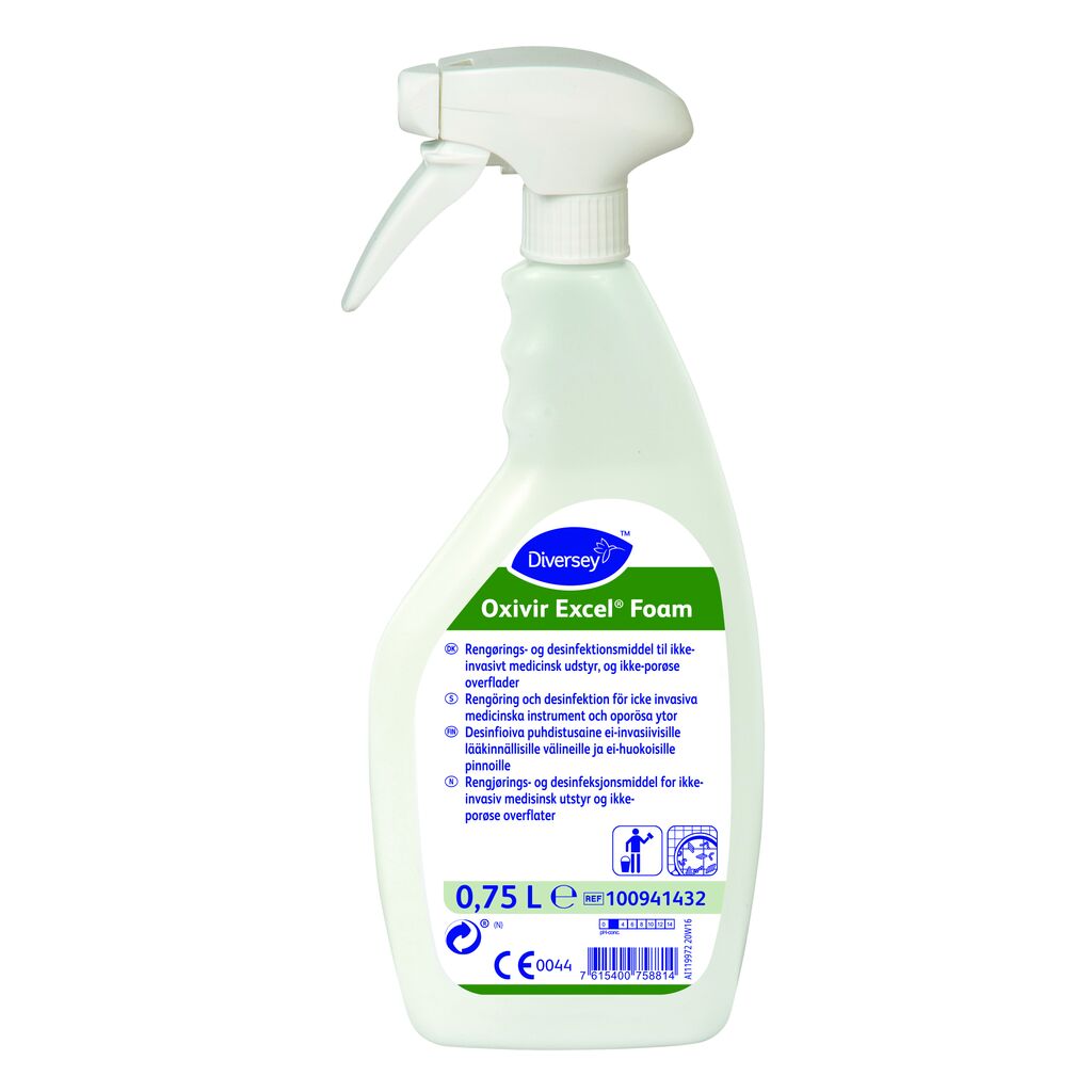 Oxivir Excel Foam 6x0.75L - Desinfioiva puhdistusaine