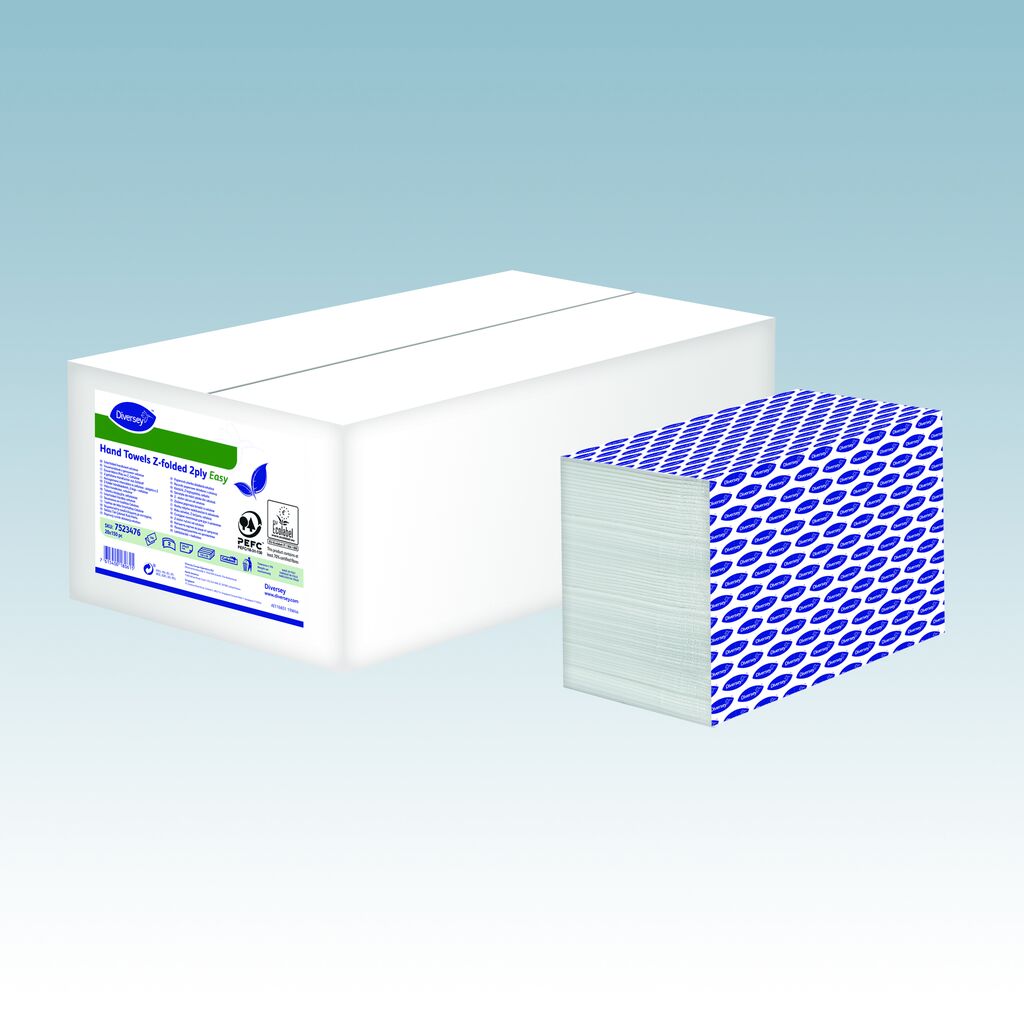 Hand Towel Z-Folded Easy 20x150pz - 21 x 24 cm - Bianco /-a