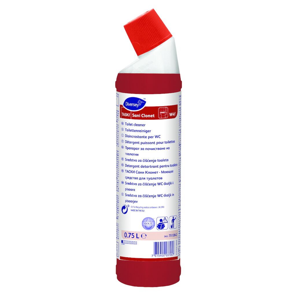TASKI Sani Clonet 6x0.75L - Detergent detartrant pentru toalete