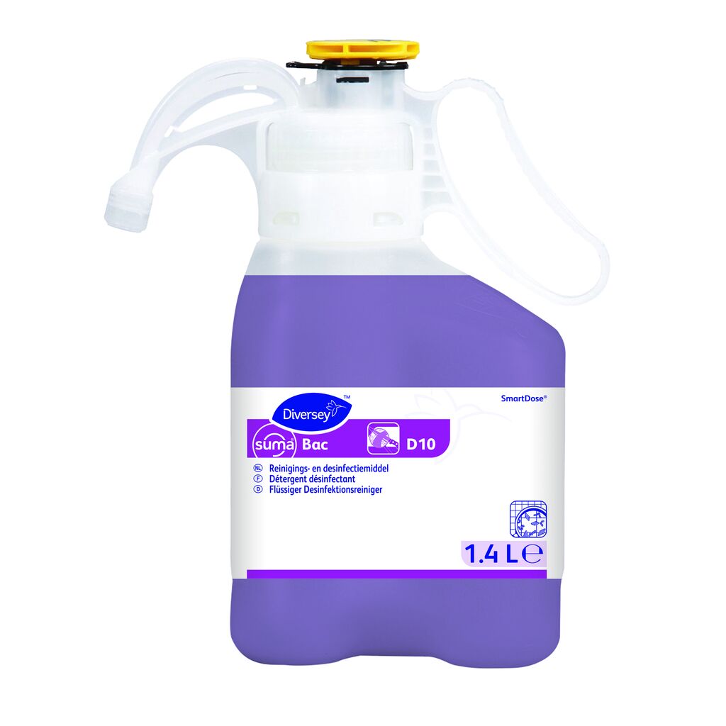 Suma Bac SD D10 2x1.4L - Reinigings- en desinfectiemiddel