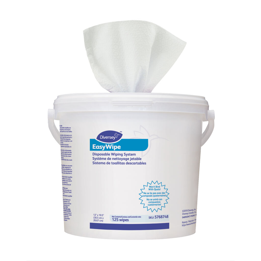 EasyWipe Disposable Wiping System, 125ea, 6/CT - Disposable Wiping System