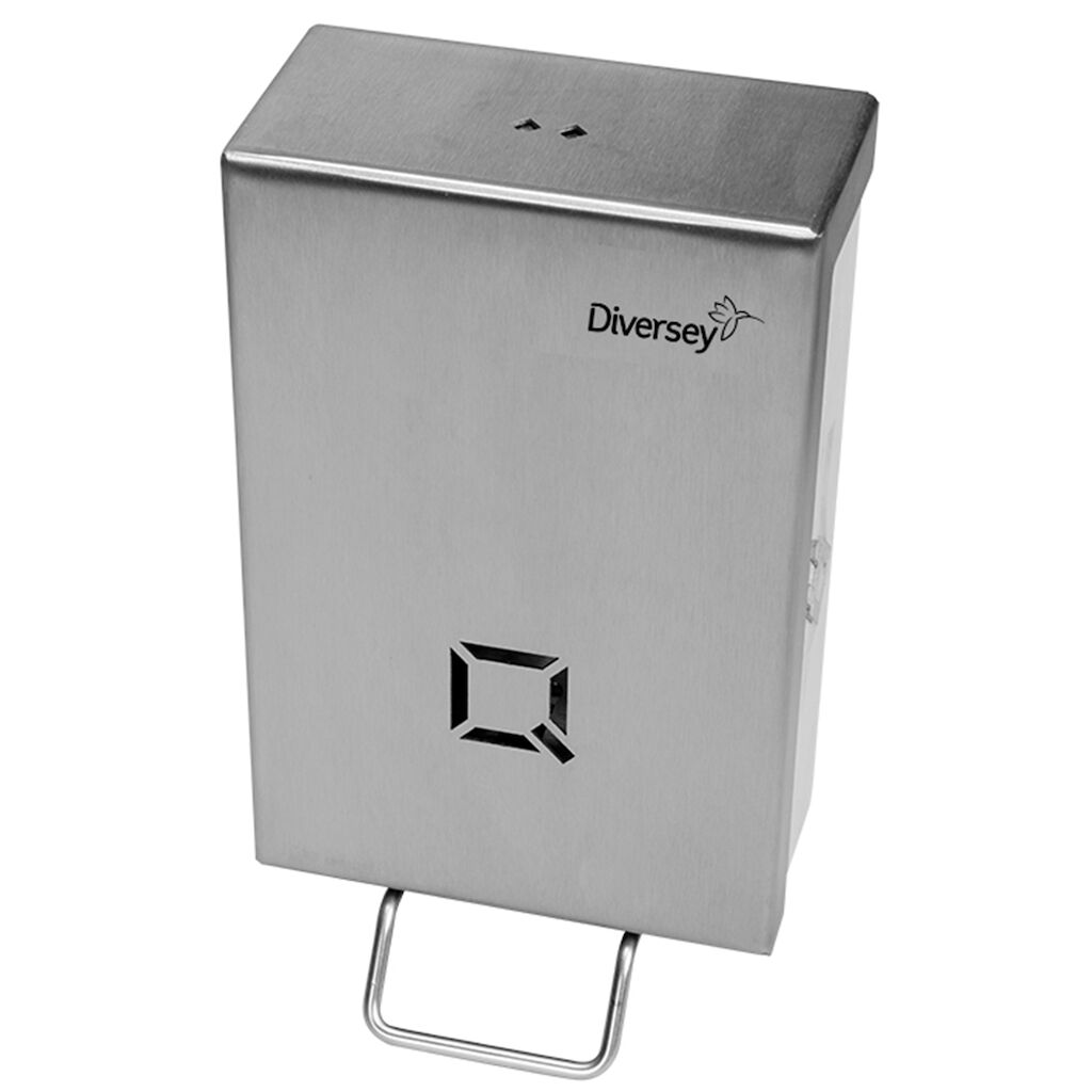Qbic Soft Care Line RVS zeepdispenser 1st - Soft Care zeepdispenser van RVS