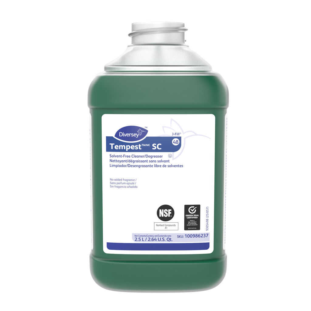 Tempest™ SC Solvent Free Cleaner Degreaser 48, 2.5L, J-Fill® / QuattroSelect®, 2/CT - Solvent-Free Cleaner/Degreaser