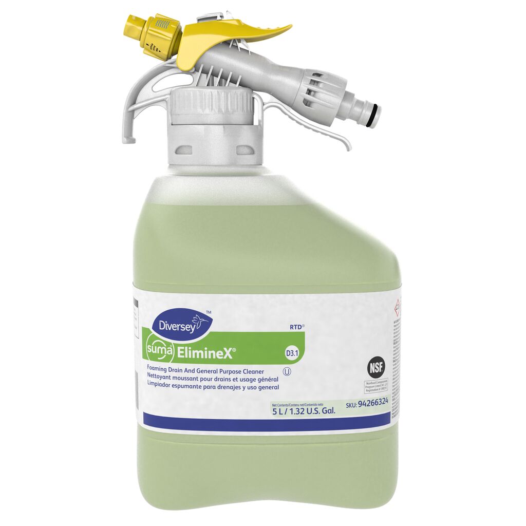 Suma® ElimineX® D3.1 D3.1, 5L - Foaming Drain and General Purpose Cleaner