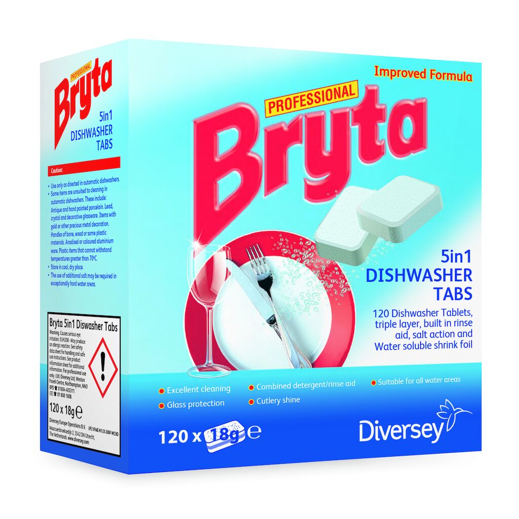 Bryta 5in1 Dishwasher Tabs 4x120pc - Dishwasher tablets