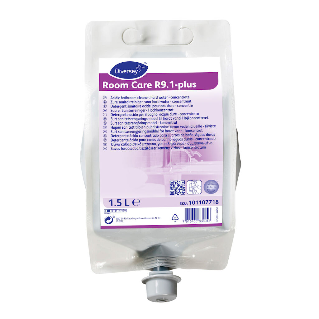Room Care R9.1-plus 2x1.5L - Savas kémhatású tisztítószer koncentrátum kemény felületekhez