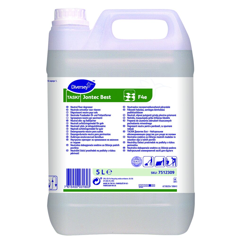 TASKI Jontec Best F4e 2x5L - Sgrassante neutro a bassa schiuma