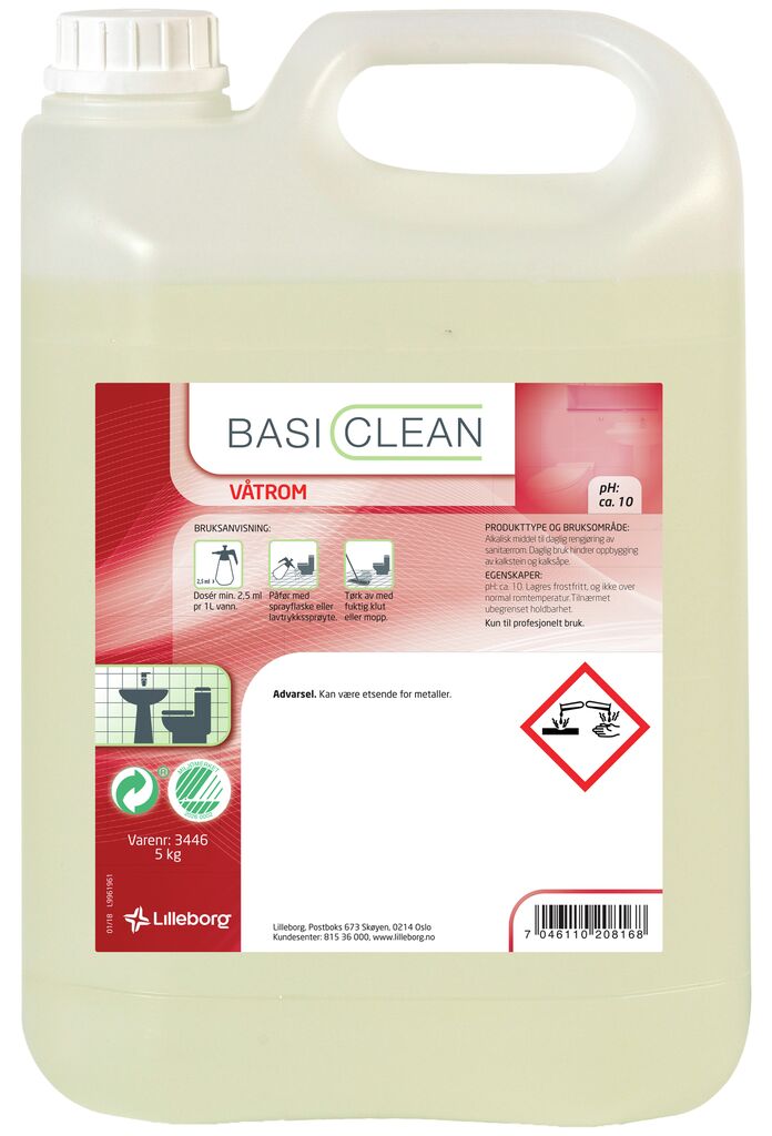 BASICLEAN VÅTROM 3x5kg