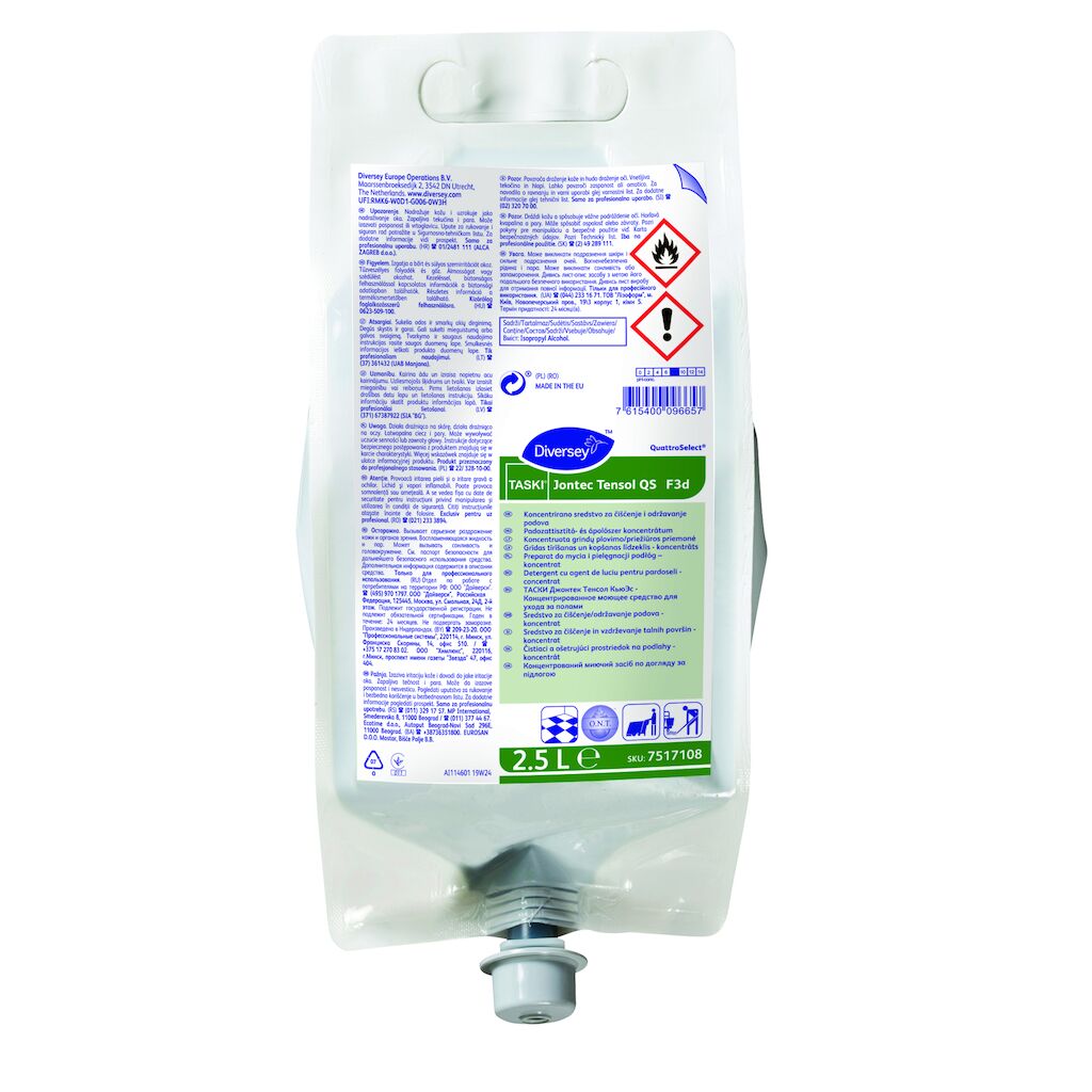 TASKI Jontec Tensol QS F3d 2x2.5L - Detergent cu agent de luciu pentru pardoseli - concentrat