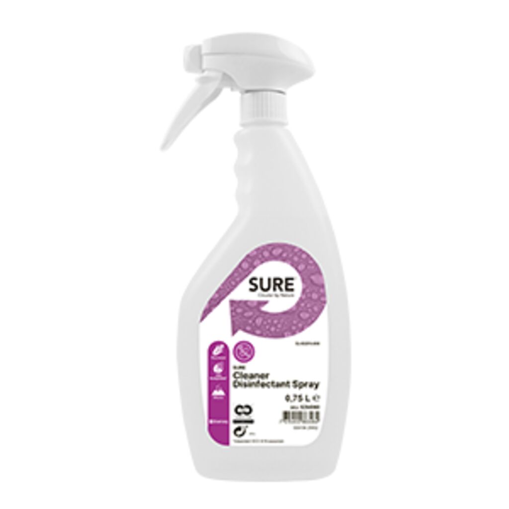 SURE Cleaner Disinfectant Spray 6x0.75L - Detergent dezinfectant gata de utilizare