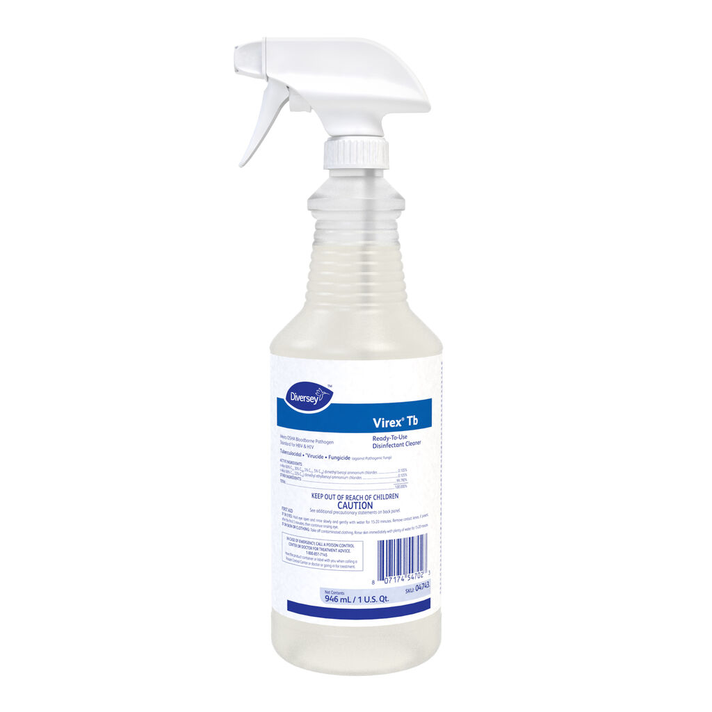 Virex® Tb Ready-to-Use Disinfectant Cleaner, 32foz, 12/CT - Ready