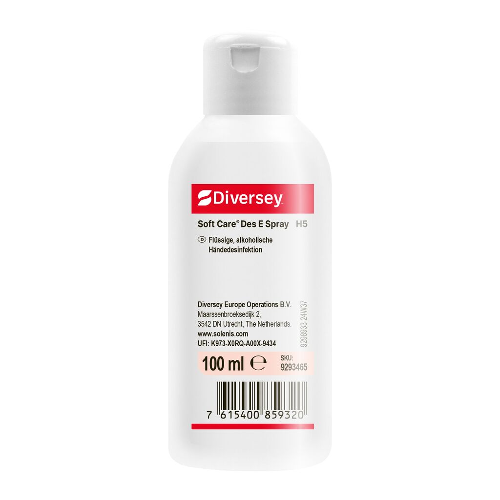 Soft Care Des E Spray H5 50x0.1L - Flüssige alkoholische Händedesinfektion