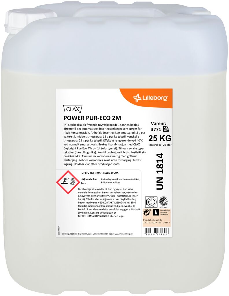 CLAX POWER PUR-ECO 2M 2M 25kg