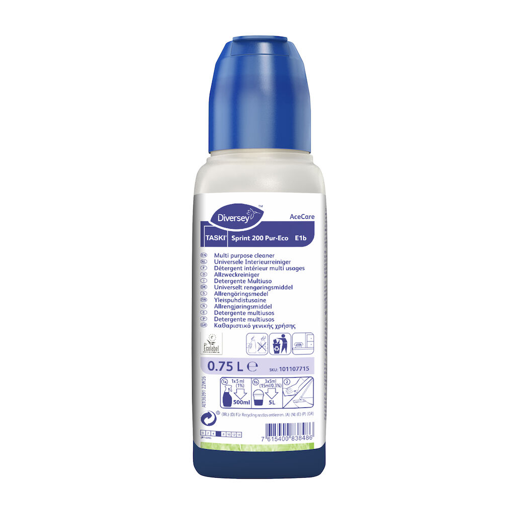 Api Sani TASKI Sani Cid Pur-Eco AC W1e 6x0.75L - Acidic washroom cleaner ...