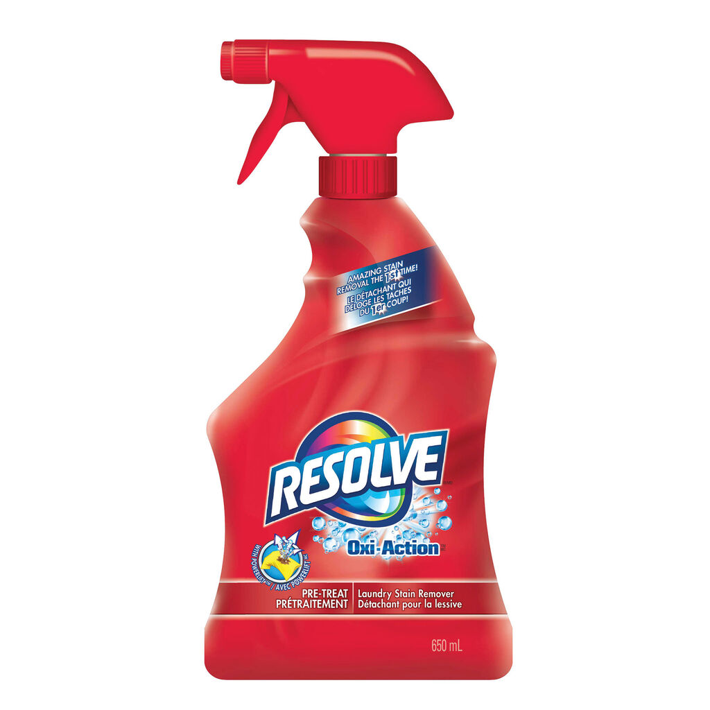 Resolve® Oxi Action Pre-Treatment Laundry Stain Remover, 650ml, 12/CT
