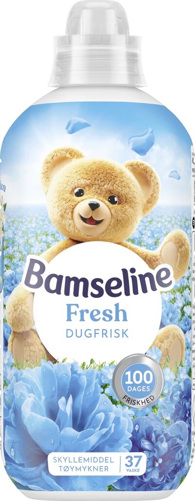 Bamseline 8x0.925L - Koncentreret Skyllemiddel - Dugfrisk