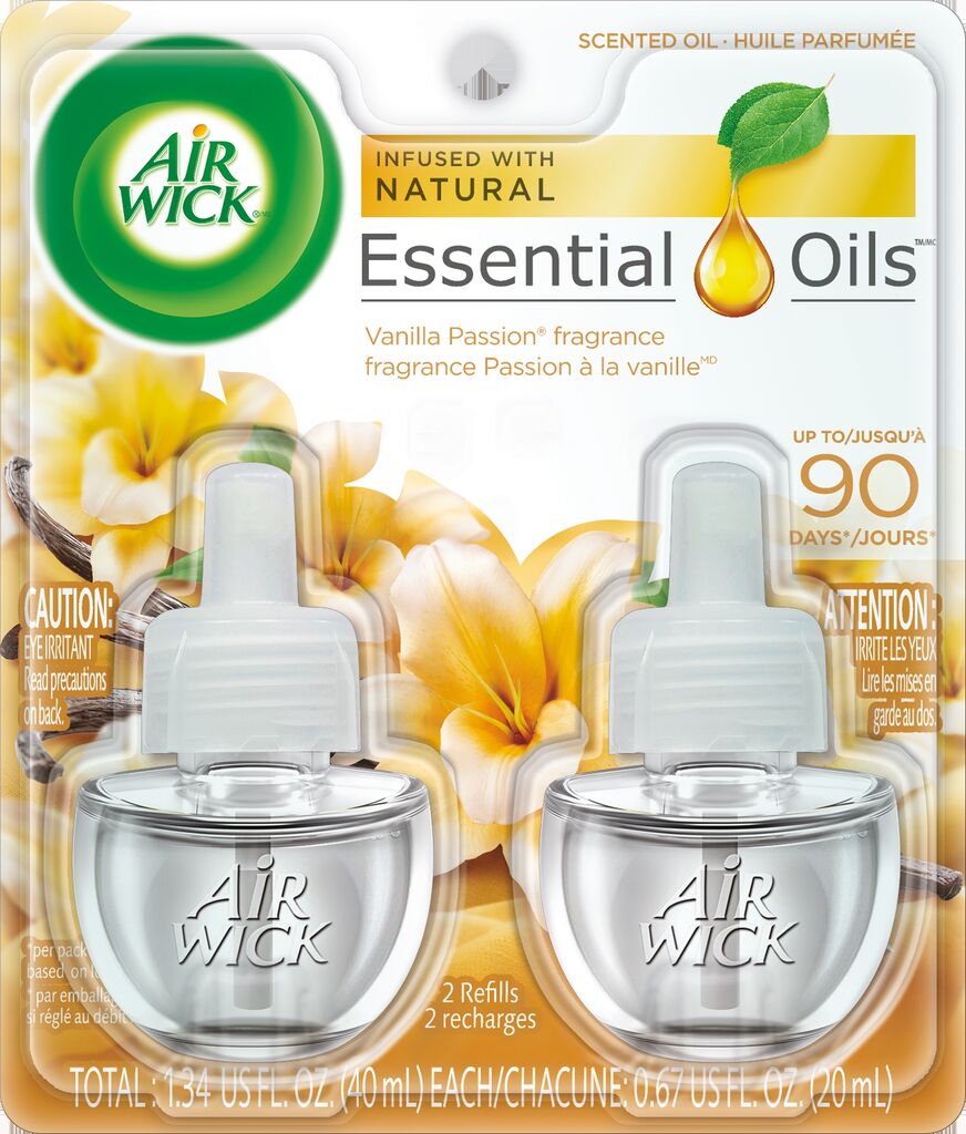 AIR WICK® Scented Oil  Refill  Vanilla Passion 2PK, 2x 20ml, 6/CT