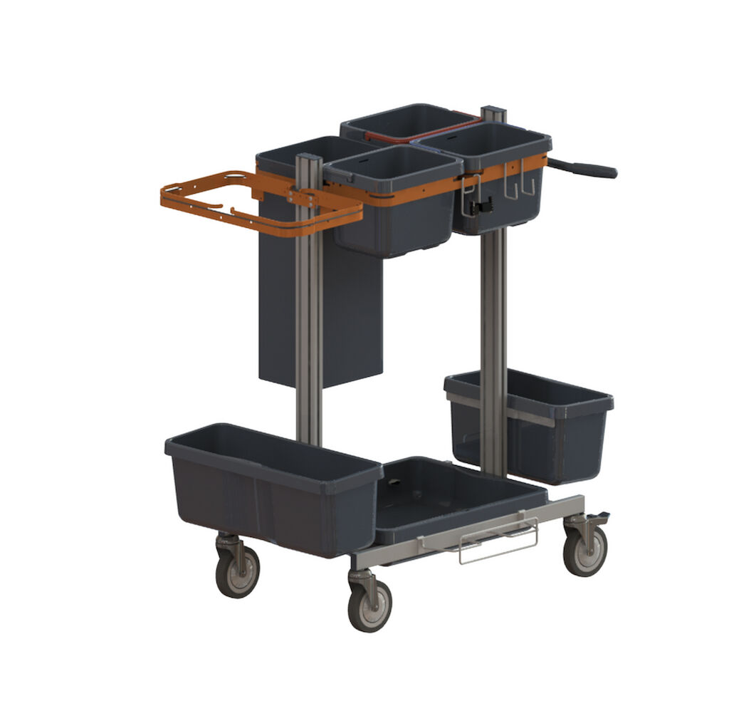 TASKI Nano Medium Frontboks 1stk. - Vogn med mopboksen foran