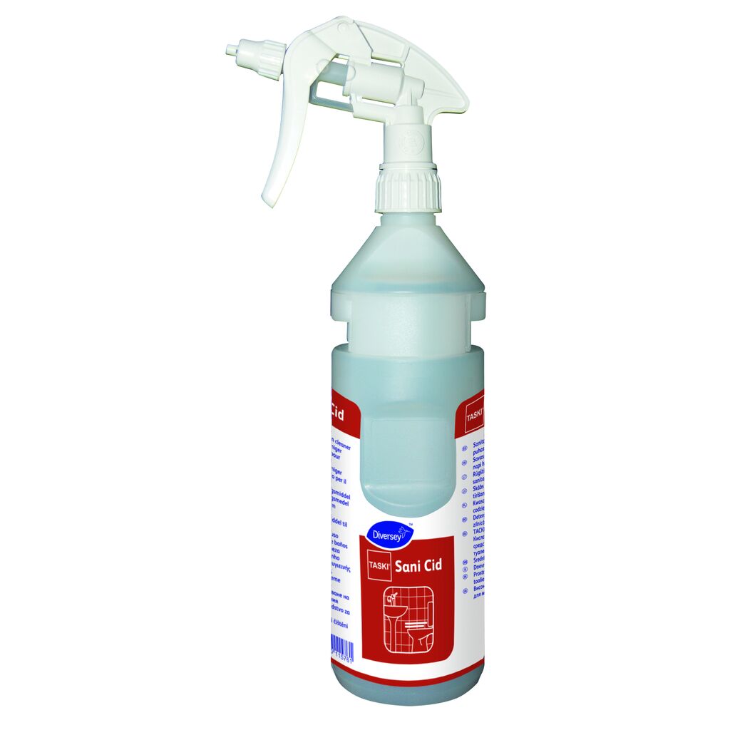 TASKI Sani Cid conc Empty Bottlekit - 750ml 6x1pz - 750 ml vuoto, per il Divermite e Diverflow con sistema Sure Link