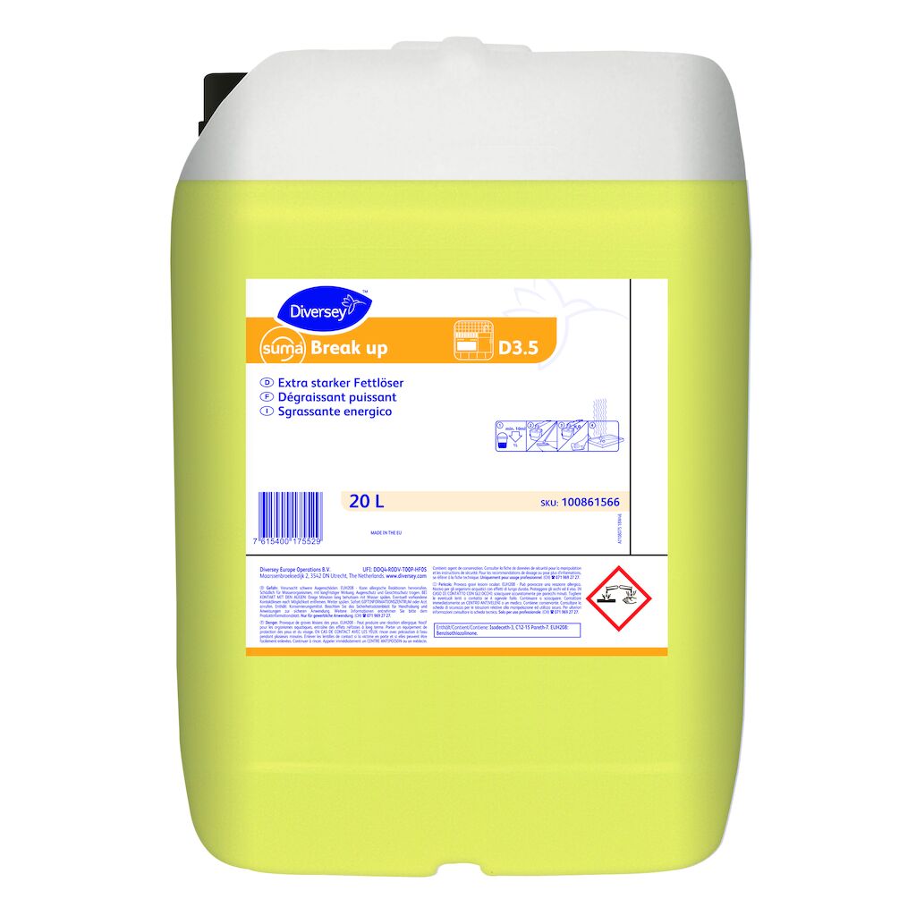 Suma Break up D3.5 20L - Sgrassante energico, specifico per alluminio