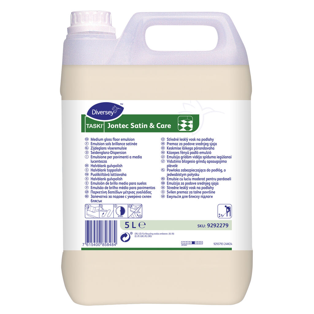 TASKI Jontec Satin & Care 2x5L - Puolikiiltävä lattiavaha
