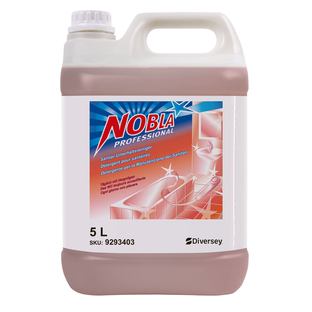 Nobla Detergente per la pulizia sanitaria 2x5L - Detergente per la pulizia sanitaria