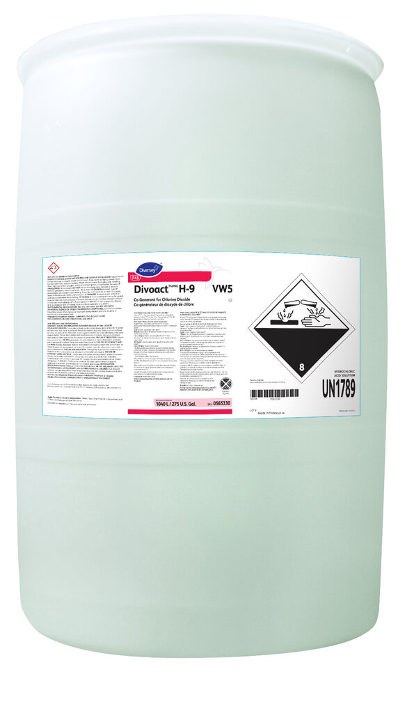 Divoact H-9 VW5, 1040L - Co-Generant for Chloride Dioxide