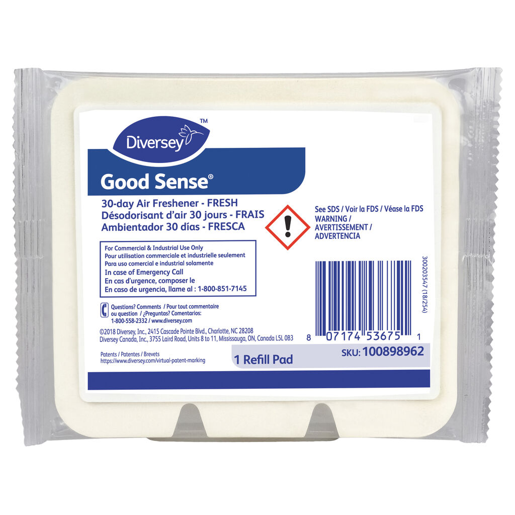 Good Sense® 30-Day Air Freshener (Fresh), 1ea, 12/CT - 30 Day Air Freshener - Fresh