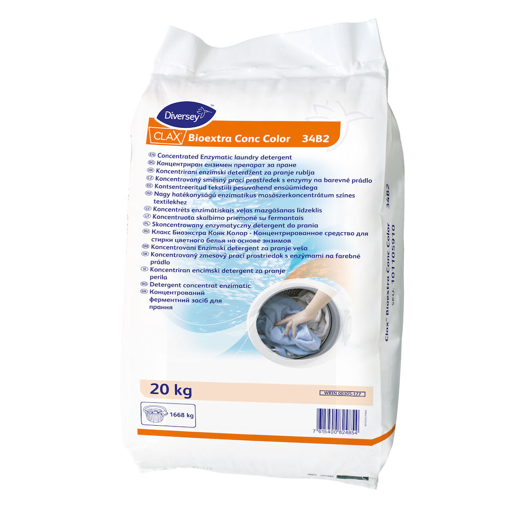 Clax Bioextra Conc Color 34B2 20kg - Detergent concentrat enzimatic