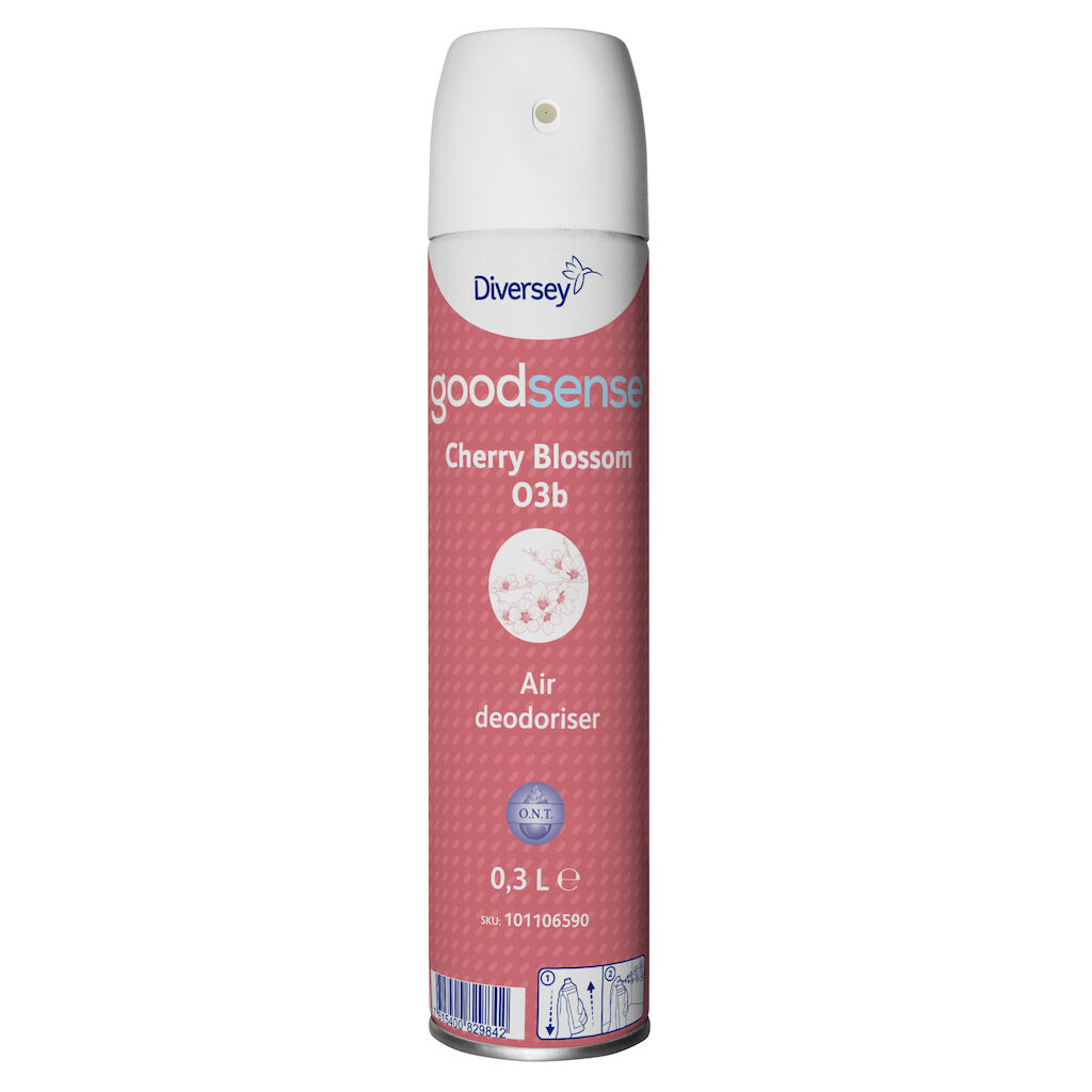 Good Sense Cherry Blossom (aerosol spray) O3b 6x0.3L - Osvěžuje vzduch a neutralizuje zápach, má okamžitý účinek
