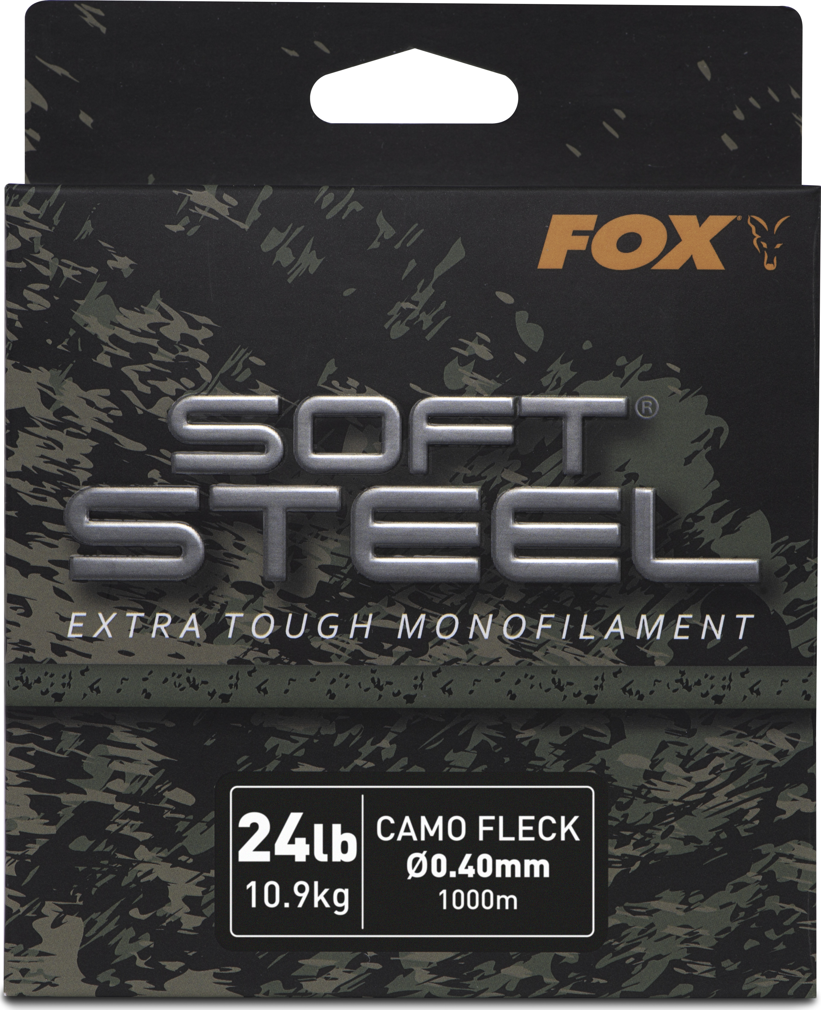 Soft Steel Fleck Camo Mono 24lb 10.9kg 0.40mm 1000m