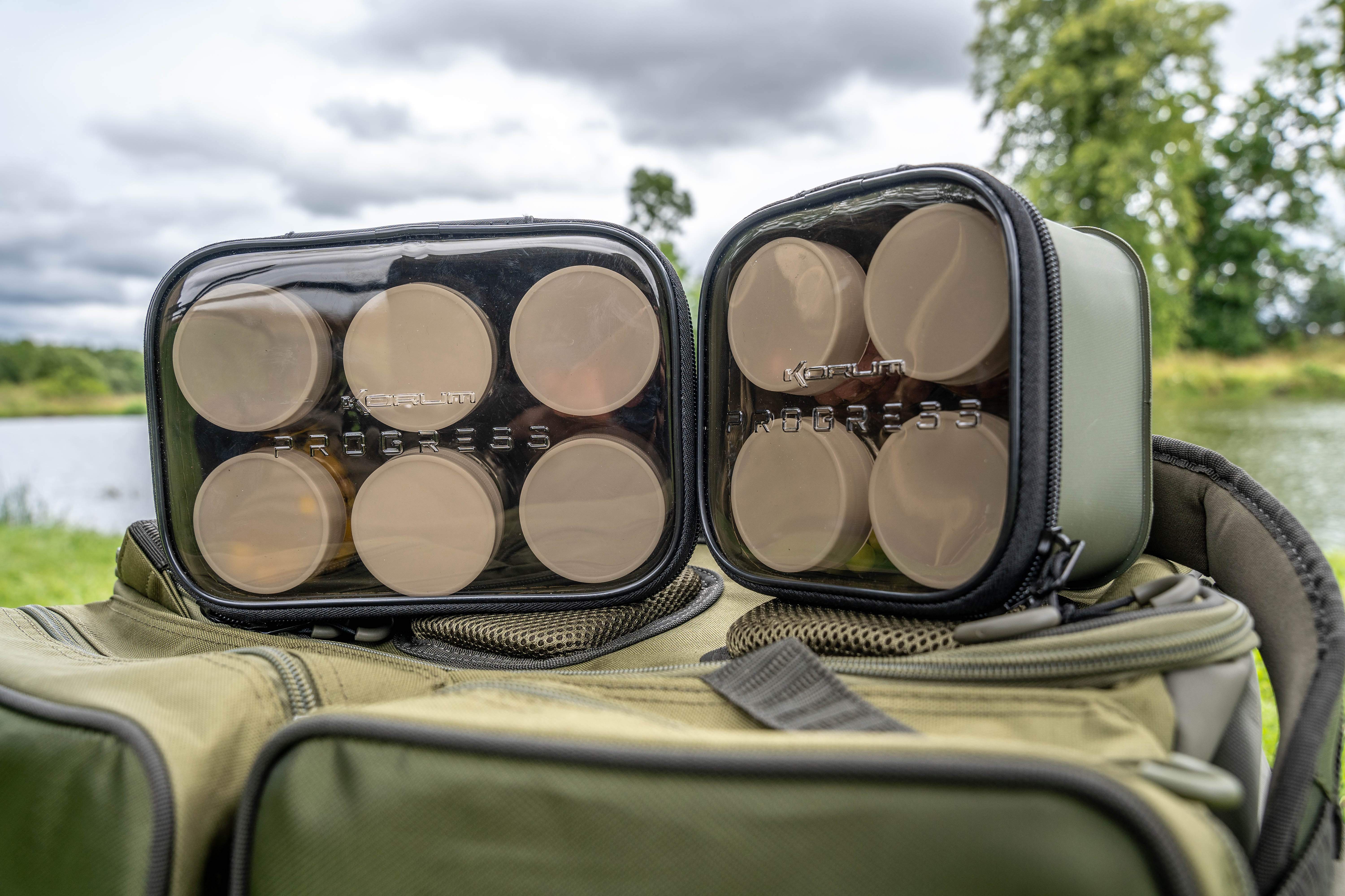 Pouzdro Korum Progress EVA Hookbait Pouch 4 Tub