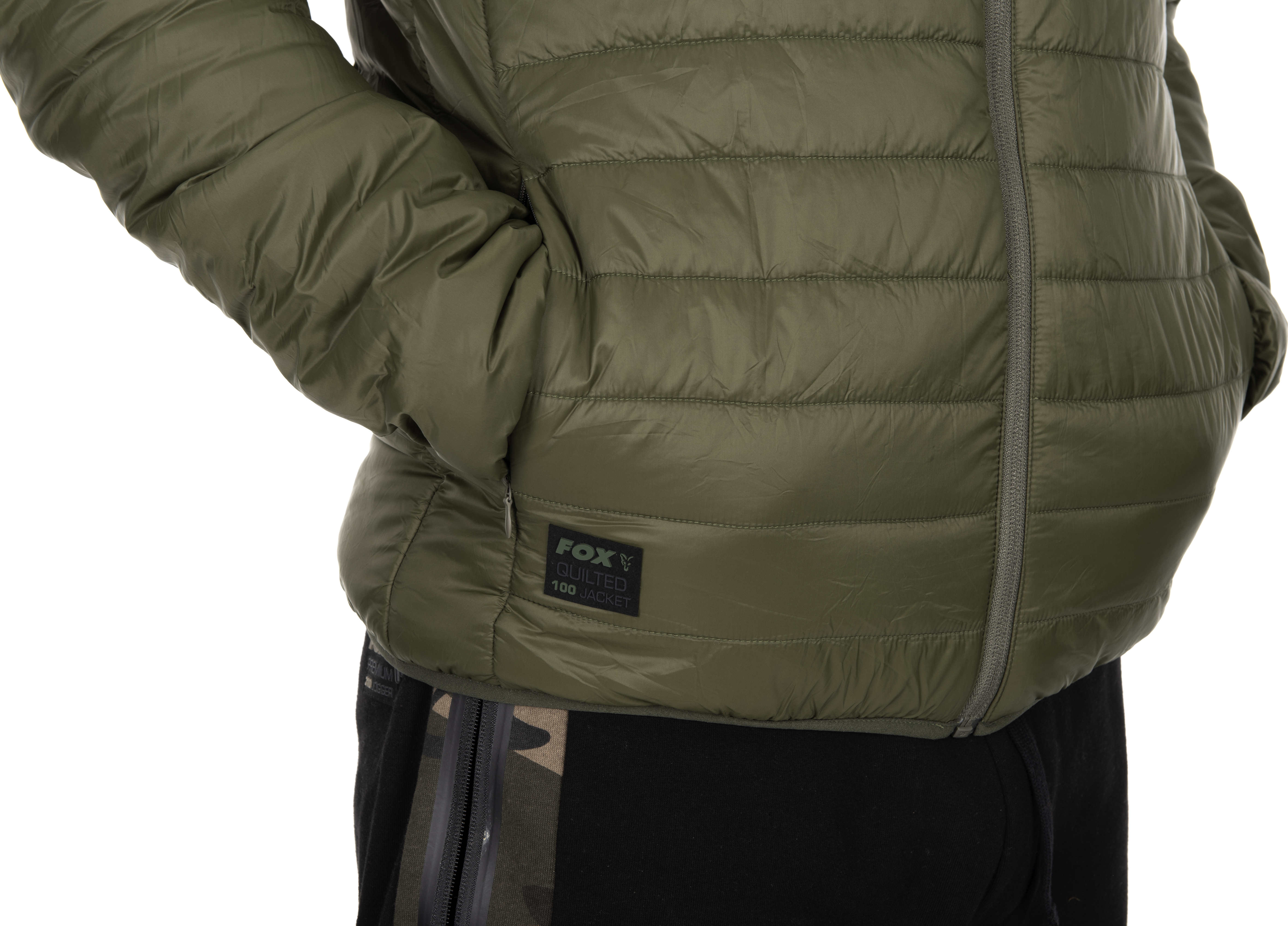 Olive Quilted 100 Jacket L