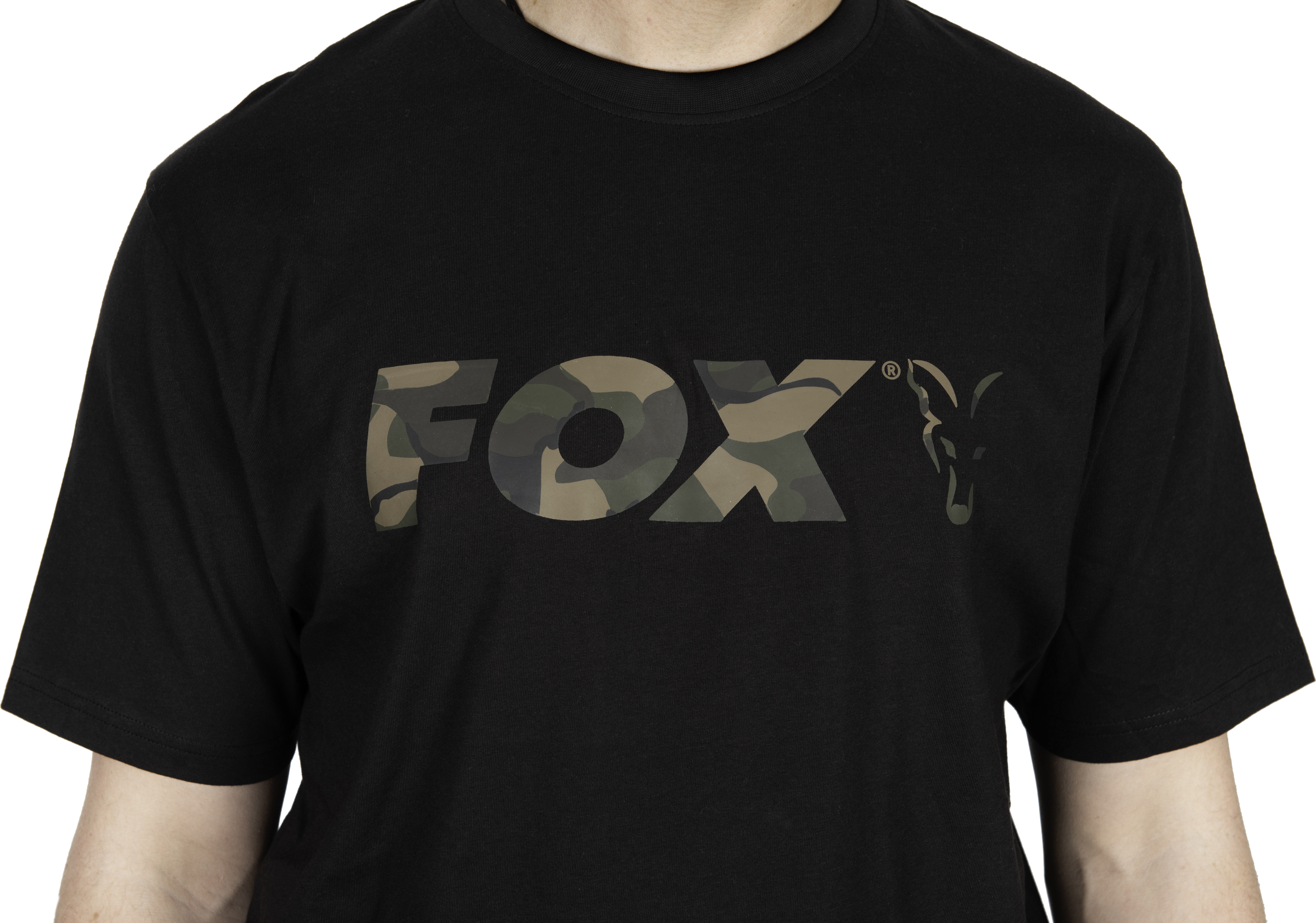 FOX tričko - Black Camo Logo T-Shirt 2XL
