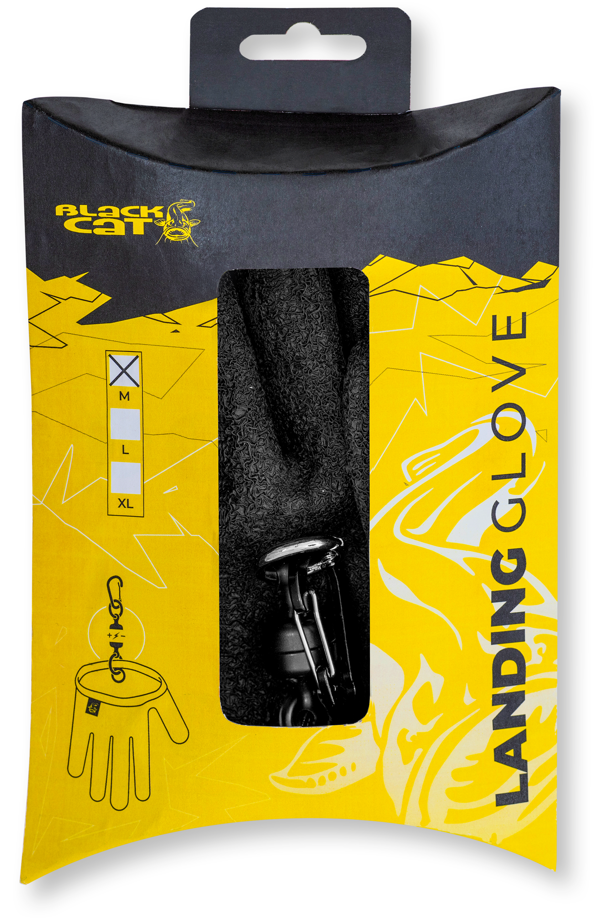 M Landing Glove černá