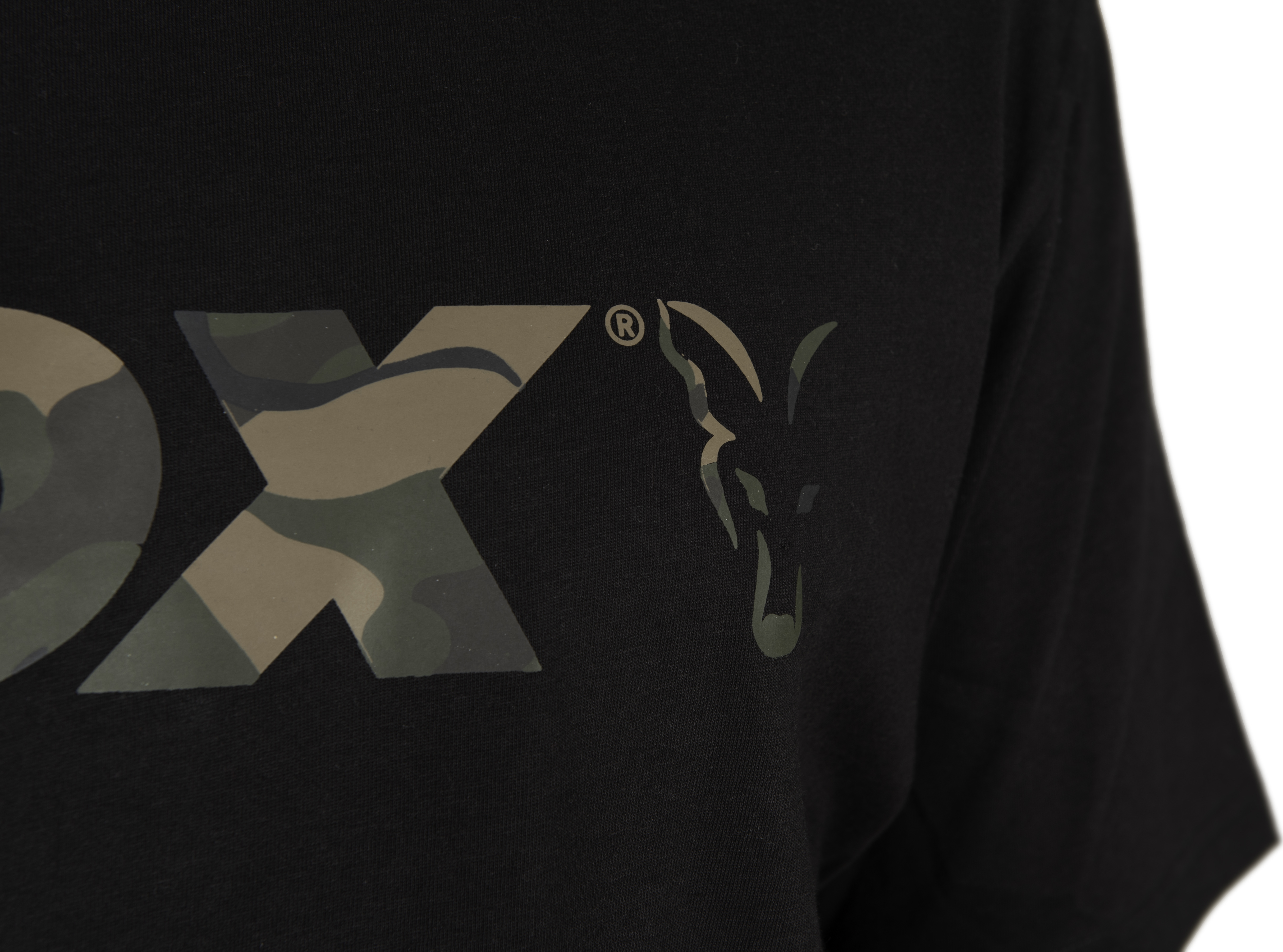 Black Camo Logo T-Shirt L